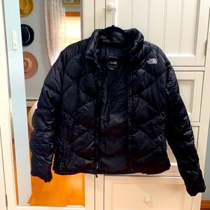 The north face short black jacket